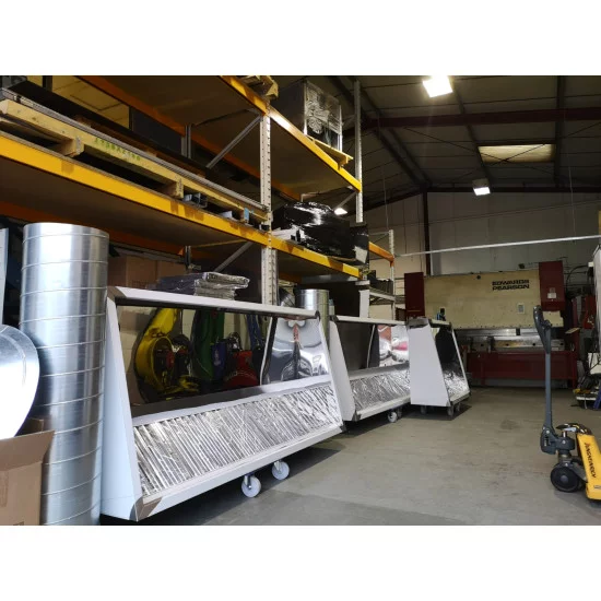 3500mm Commercial Extractor Hood Kit 2900mm cookline